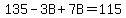 135-3B%2B7B=115%7D%7D%0D%0A%7B%7B%7B4B=-20
