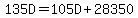 135D=105D%2B28350