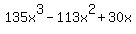 135x%5E3-113x%5E2%2B30x
