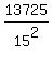 13725%2F15%5E2