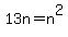 13n=n%5E2%29