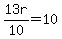 13r%2F10+=+10+
