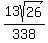 13sqrt%2826%29%2F338%29