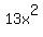 13x%5E2