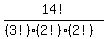 14%21%2F%28%283%21%29%282%21%29%282%21%29%29