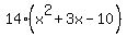 14%28x%5E2%2B3x-10%29