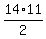 14%2A11%2F2