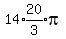 14%2Aexpr%2820%2F3%29+pi