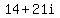 14%2B21i