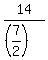 14%2F%28%287%2F2%29%29