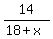 14%2F%2818%2Bx%29