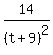 14%2F%28t%2B9%29%5E2