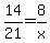 14%2F21=8%2Fx