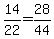 14%2F22+=+28%2F44