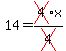14=cross%284%29x%2Fcross%284%29