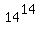 14%5E14+
