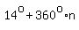14%5Eo%2B360%5Eo%2An