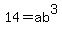 14+=+ab%5E3