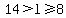 14+%3E+l+%3E=+8