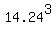 14.24%5E3