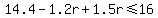 14.4-1.2r%2B1.5r%3C=16