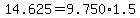 14.625=9.750%2A1.5