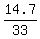 14.7%2F33