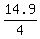 14.9%2F4