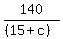140%2F%28%2815%2Bc%29%29