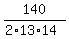 140%2F%282%2A13%2A14%29