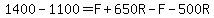 1400-1100=F%2B650R-F-500R