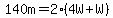 140m=2%284W%2BW%29