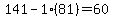 141-1%2A%2881%29=60