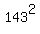 143%5E2