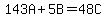 143A%2B5B=48C