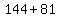144%2B81