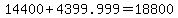14400%2B4399.999=18800