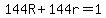 144R%2B144r=1