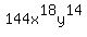 144x%5E18y%5E14