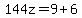 144z=9%2B6