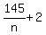 145%2Fn+%2B+2