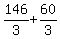 146%2F3+%2B+60%2F3