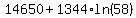 14650%2B1344%2Aln%2858%29