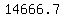 14666.7