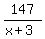 147%2F%28x%2B3%29