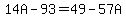 14A-93=49-57A