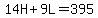 14H%2B9L=395