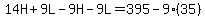 14H%2B9L-9H-9L=395-9%2835%29