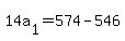 14a%5B1%5D+=+574+-+546