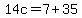 14c=7%2B35
